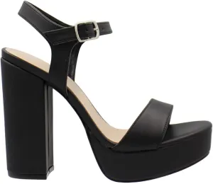 | DOROTHY Women's Platform Chunky Heel Sandals with Platform Patent Leather - Elegant and Versatile Open Toe Dress Shoes