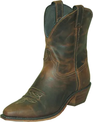 Abilene Women's Distressed 7" Western Boot Snip Toe - 9091