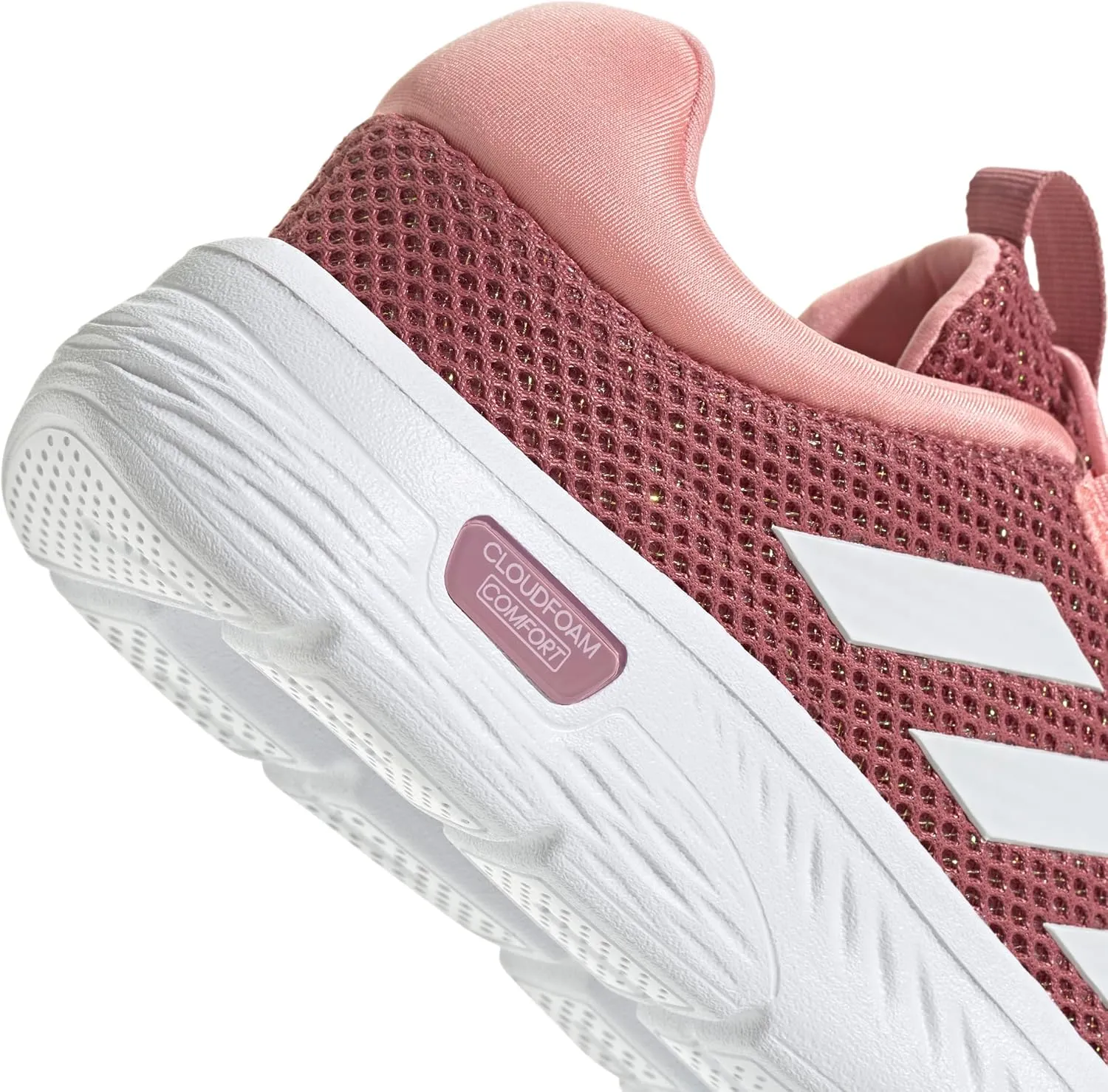 adidas Women's Cloudfoam Comfy Elastic Lace Sneaker