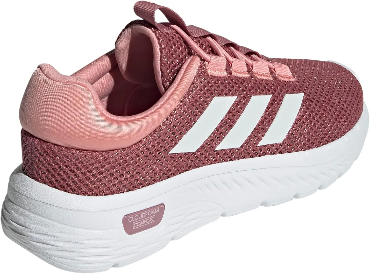 adidas Women's Cloudfoam Comfy Elastic Lace Sneaker