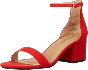 Amazon Essentials Women's Two Strap Heeled Sandal