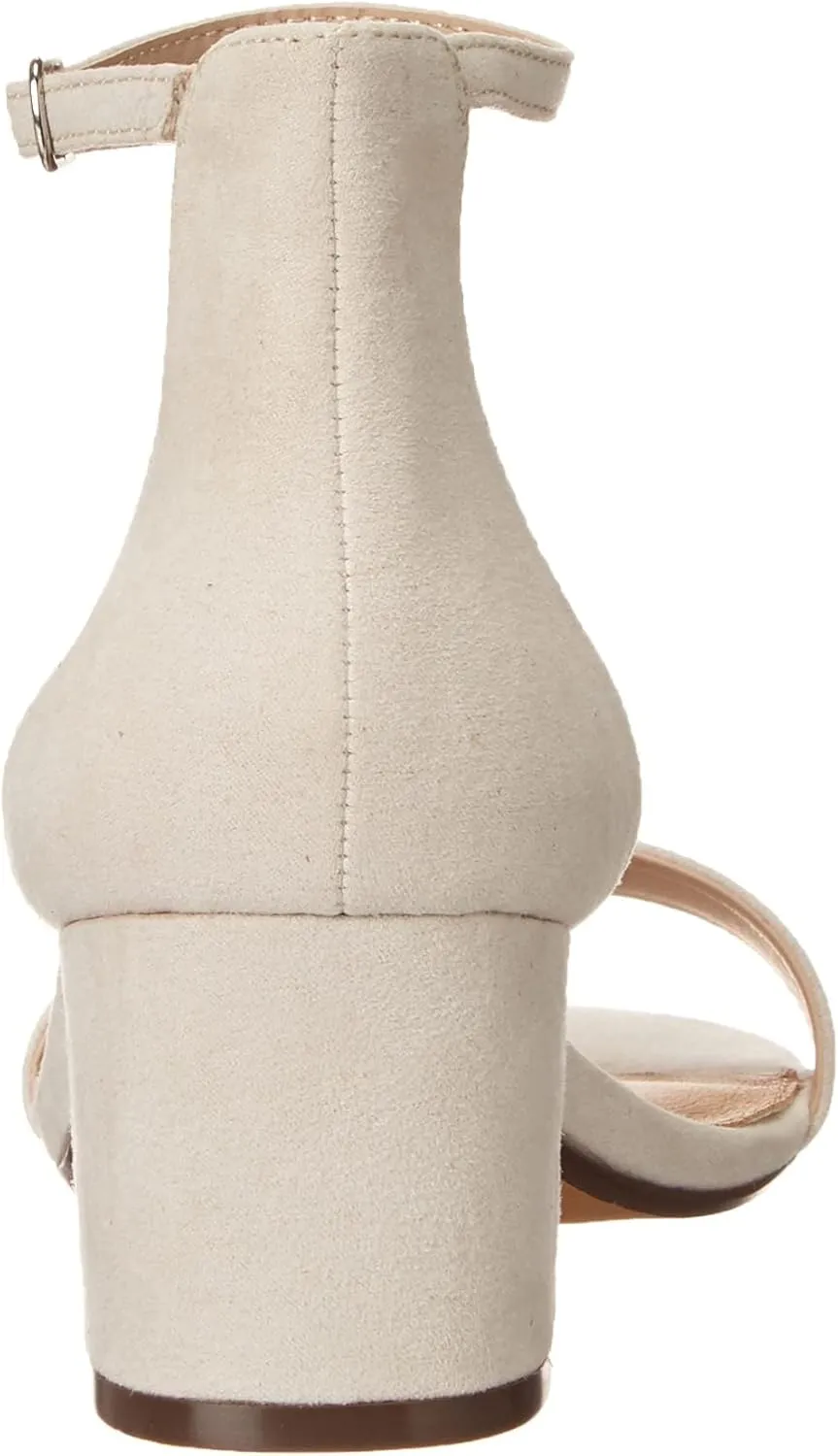 Amazon Essentials Women's Two Strap Heeled Sandal