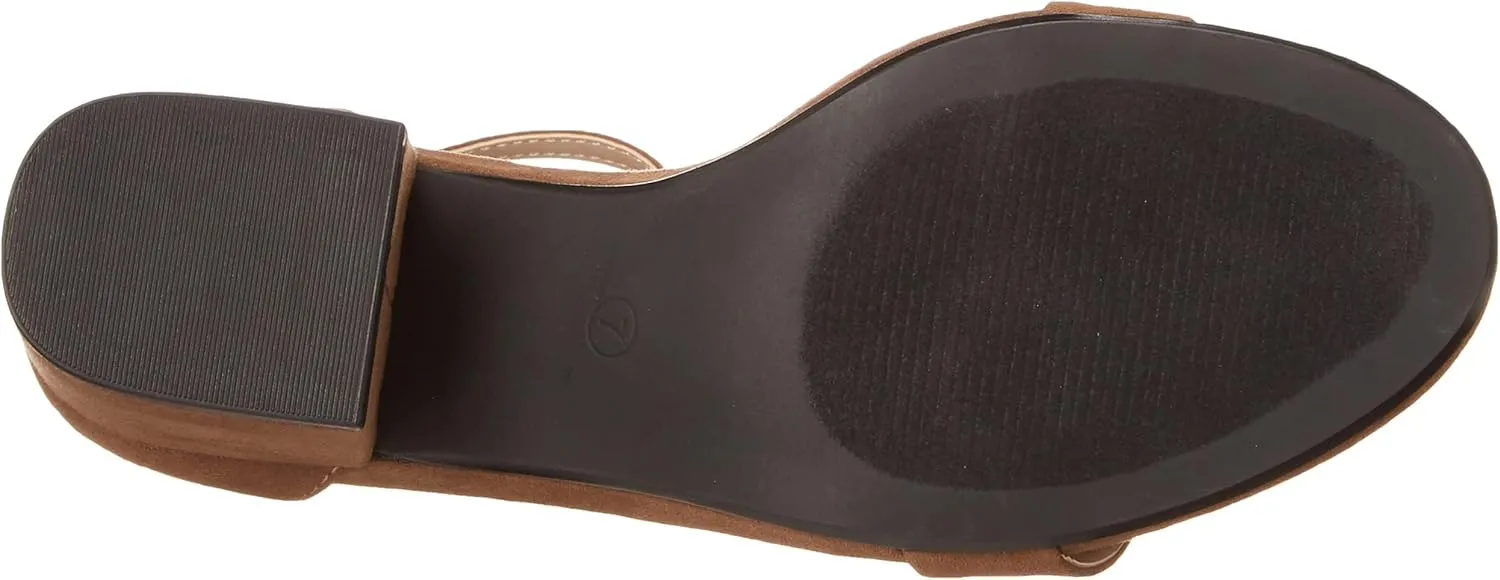 Amazon Essentials Women's Two Strap Heeled Sandal