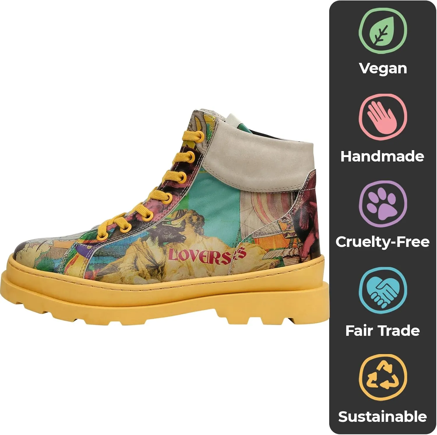 Ankle Boots for Women - Vegan Leather and Handmade Women Booties and Ankle Boots,