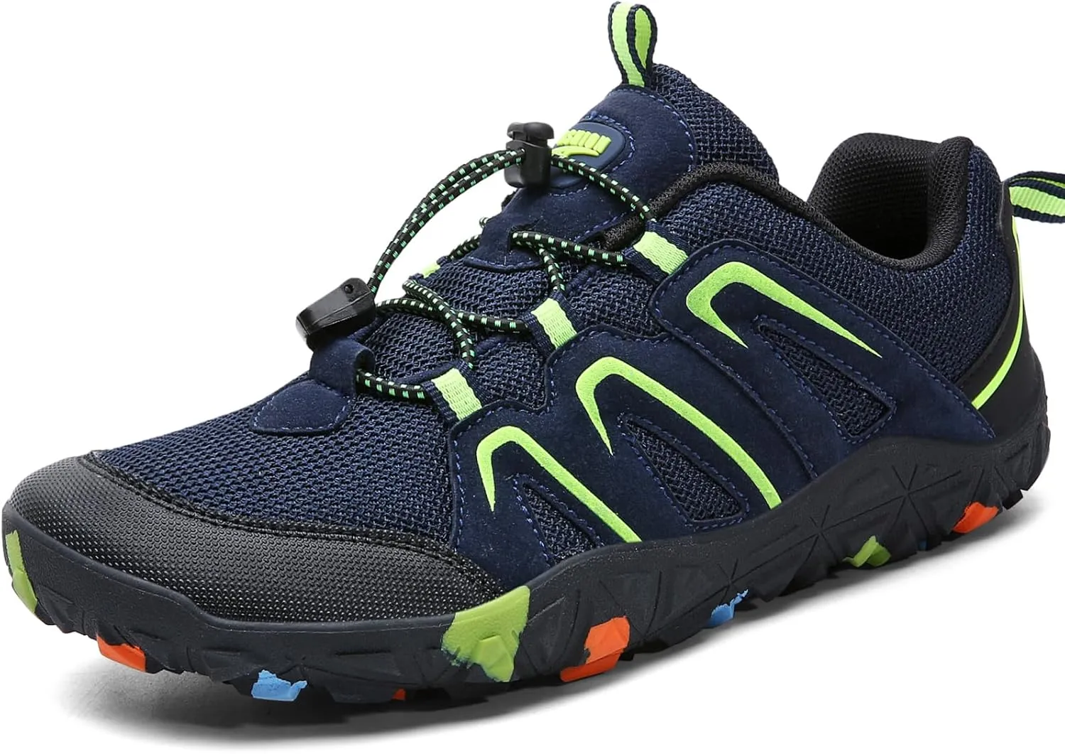 ASHION Boys Running Shoes | Barefoot Shoes | Wide Toe Box | Lightweight Athletic Walking Hiking Sneakers