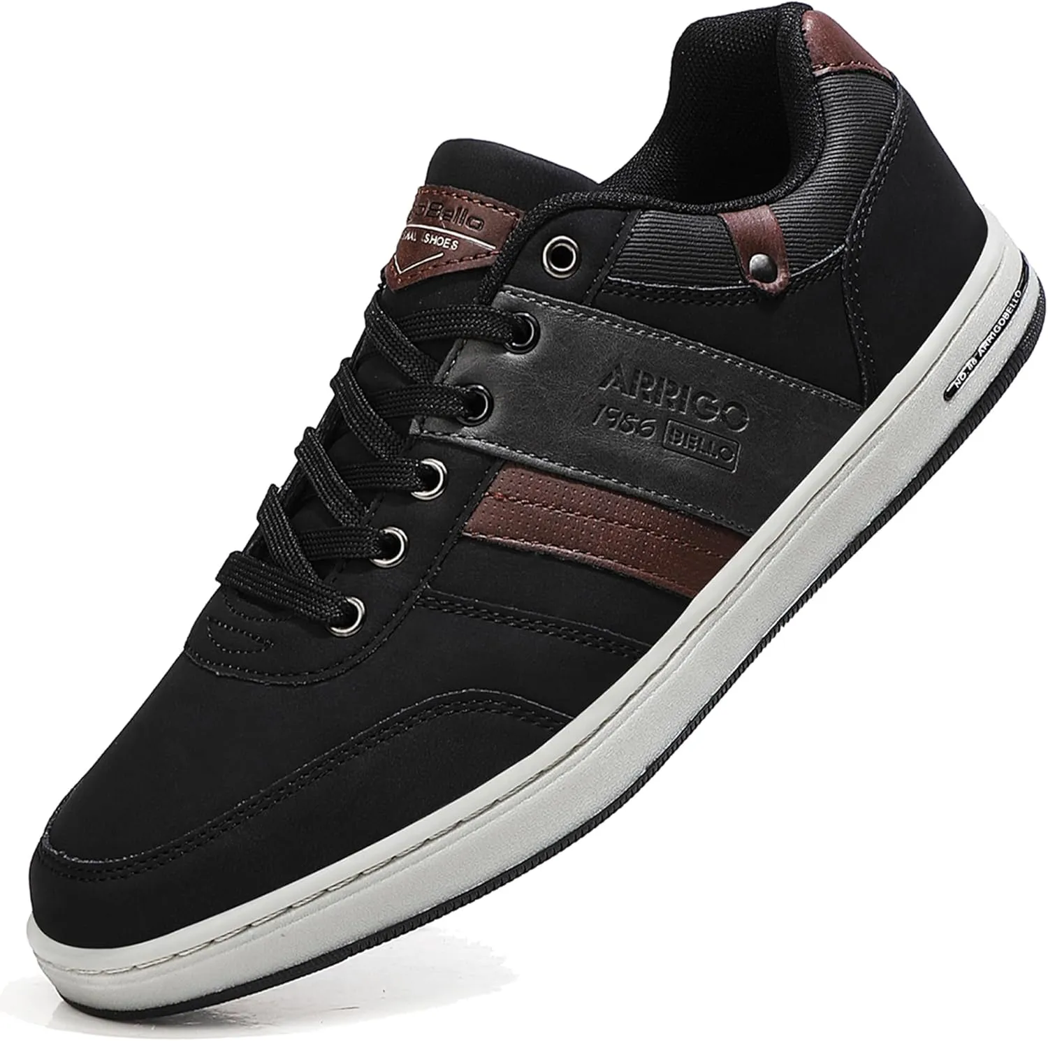 ASTERO Shoes for Men Casual Stylish Sneakers Dress Non-Slip Low Top Walking Shoes
