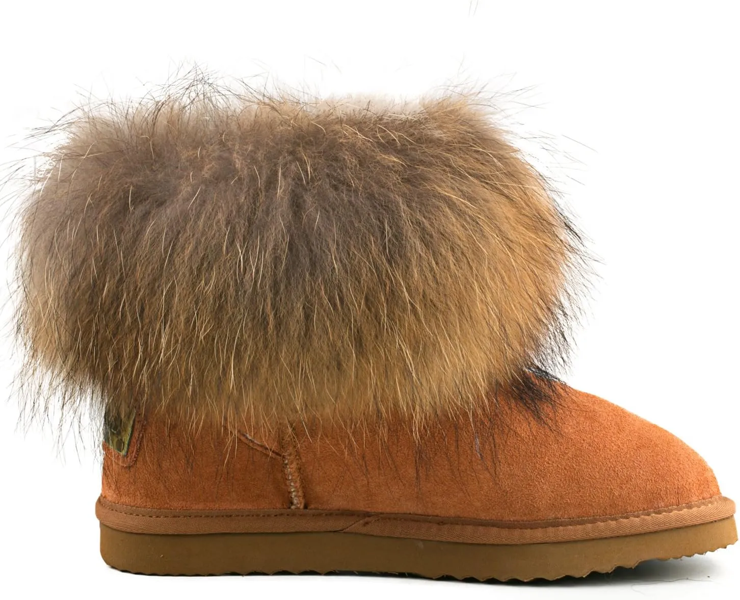 AUSLAND Women's Snow Boots Fur Boots Ankle Short 99251