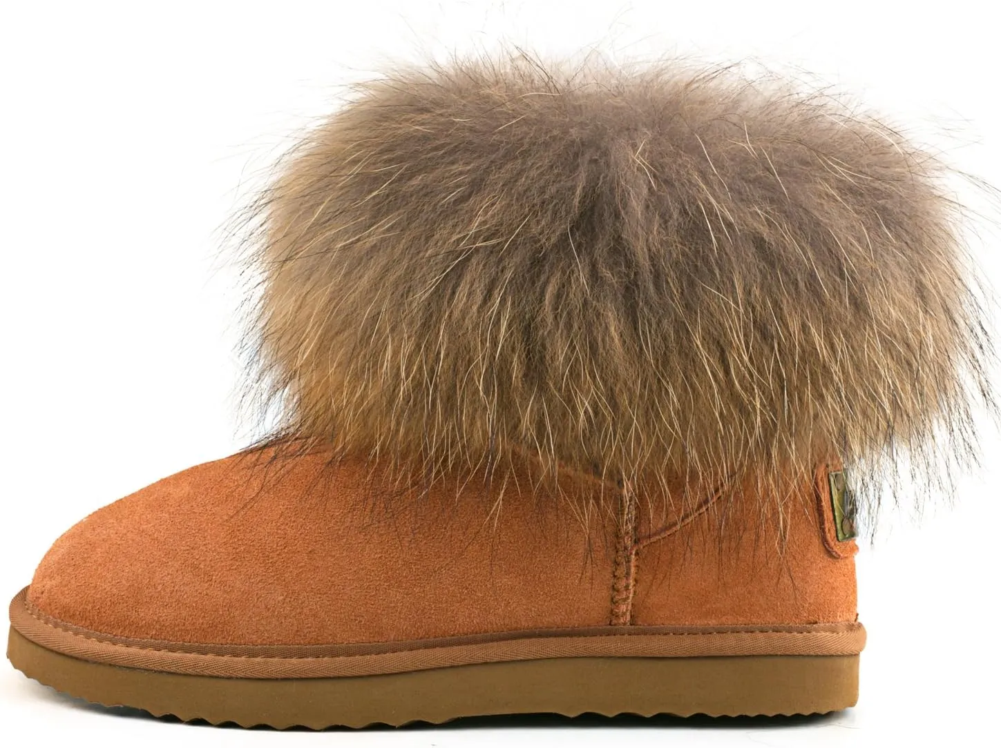 AUSLAND Women's Snow Boots Fur Boots Ankle Short 99251
