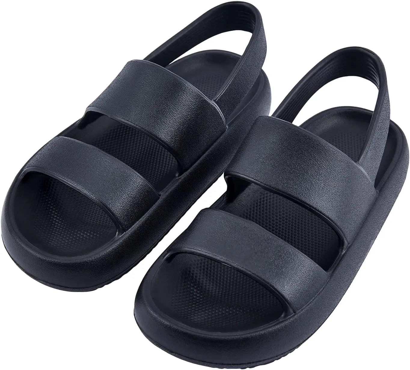 AUSLAND Women's Waterproof Sandals with Cloud Platform Sole Non-Slip Hiking & Sport Sandals w/Back Strap Water Shoes for Women Outdoor Summer 90121