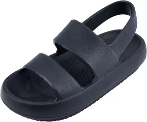 AUSLAND Women's Waterproof Sandals with Cloud Platform Sole Non-Slip Hiking & Sport Sandals w/Back Strap Water Shoes for Women Outdoor Summer 90121