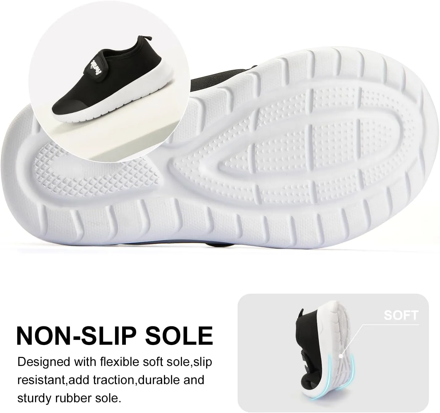 AWALE Toddler Walking Shoes Slip On Toddler Shoes Boys Girls Kids Sports Sneakers Casual School Tennis Shoes
