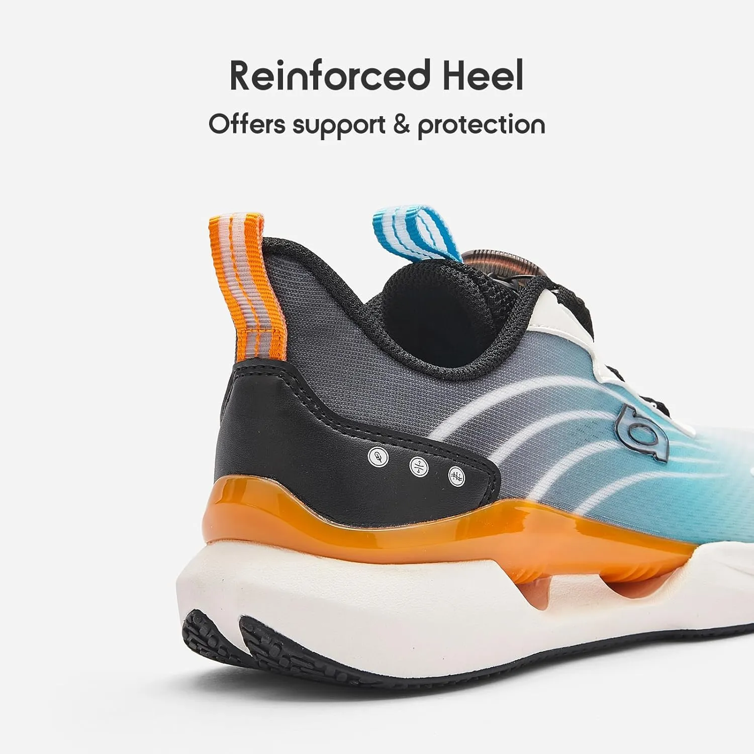 Balabala Kids Turn-Lock Sneakers Girls Boys Cool Running Tennis Shoes Lightweight Breathable Fashion Athletic Sports