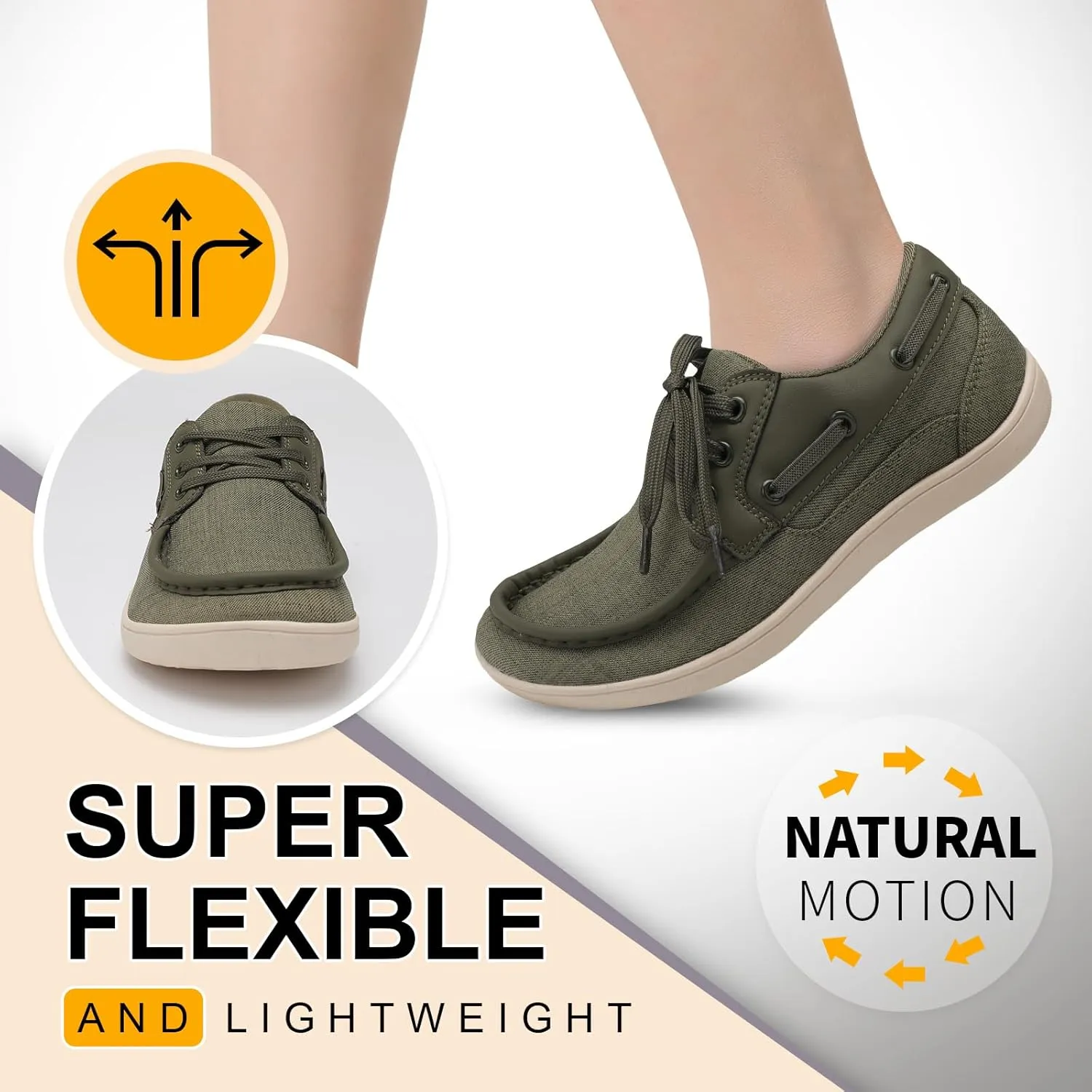 BARERUN Womens Walking Shoes Barefoot Minimalist Trail Running Shoes Wide Toe Zero Drop Tennis Sneakers for Jogging Hiking Athletic Lightweight Cross Training Shoes for Gym Office Driving