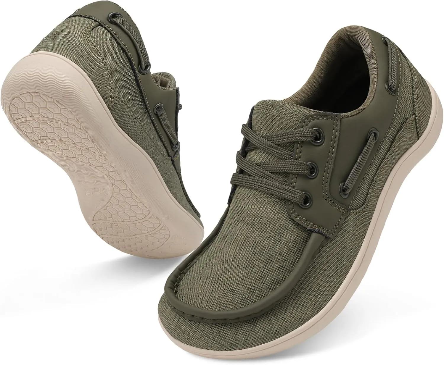 BARERUN Womens Walking Shoes Barefoot Minimalist Trail Running Shoes Wide Toe Zero Drop Tennis Sneakers for Jogging Hiking Athletic Lightweight Cross Training Shoes for Gym Office Driving