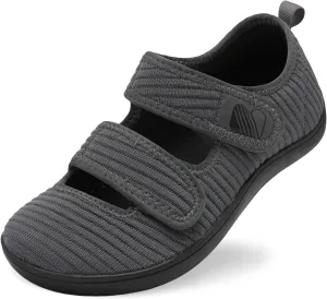 Besroad Womens Walking Shoes Wide Diabetic Shoes Adjustable Barefoot Casual Sneakers Breathable Zero Drop Arthritis Edema Sneakers Indoor Outdoor
