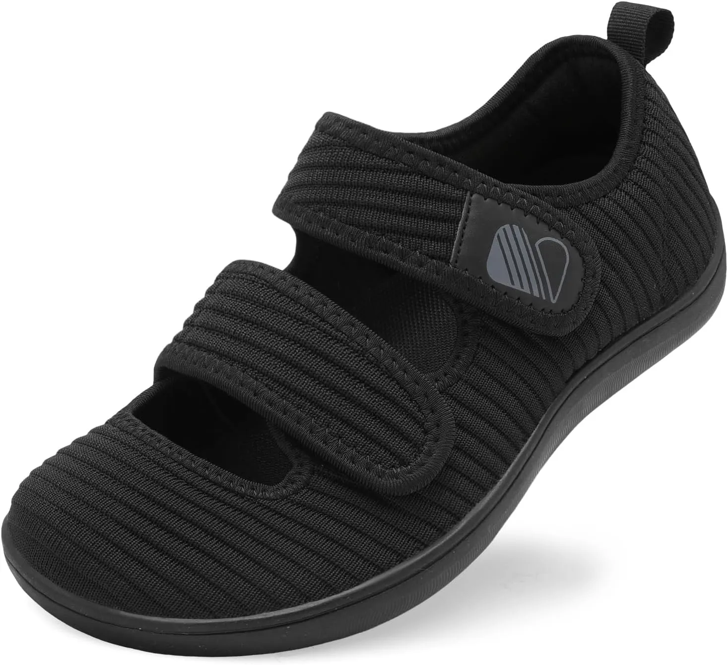 Besroad Womens Walking Shoes Wide Diabetic Shoes Adjustable Barefoot Casual Sneakers Breathable Zero Drop Arthritis Edema Sneakers Indoor Outdoor
