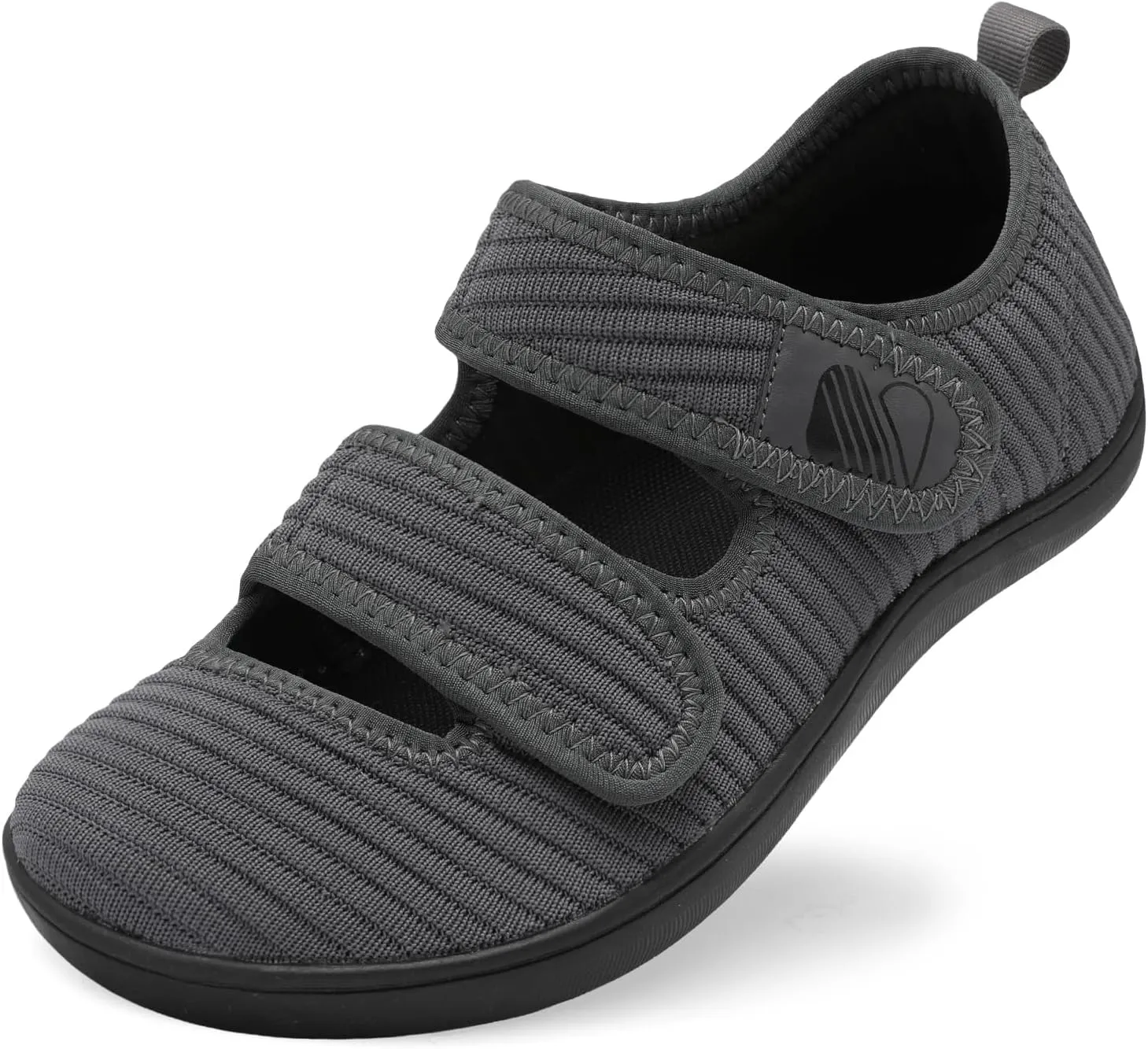 Besroad Womens Walking Shoes Wide Diabetic Shoes Adjustable Barefoot Casual Sneakers Breathable Zero Drop Arthritis Edema Sneakers Indoor Outdoor