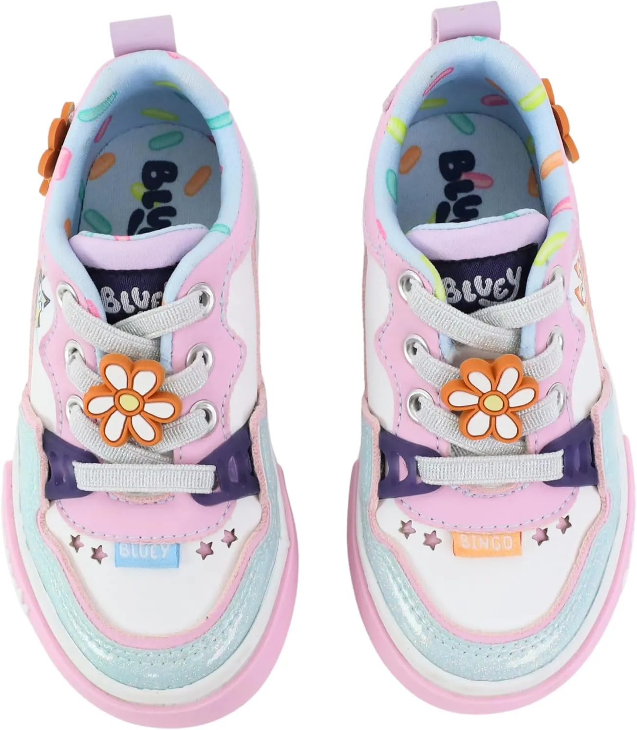 Bluey and Bingo Girls Court Sneakers
