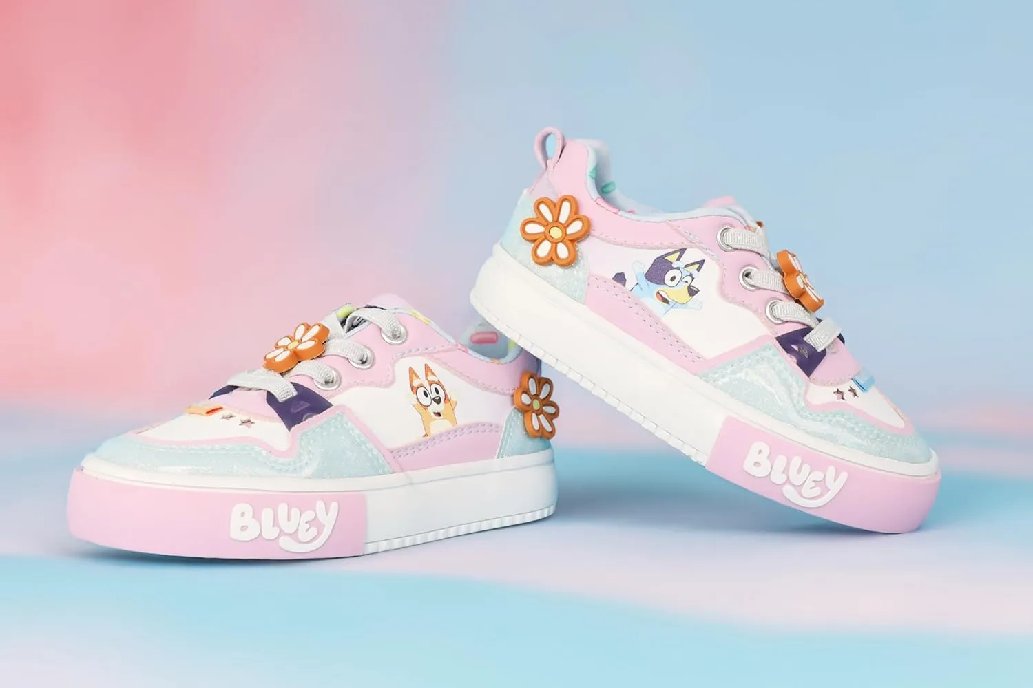 Bluey and Bingo Girls Court Sneakers