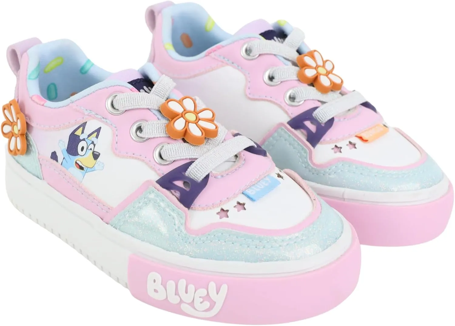 Bluey and Bingo Girls Court Sneakers