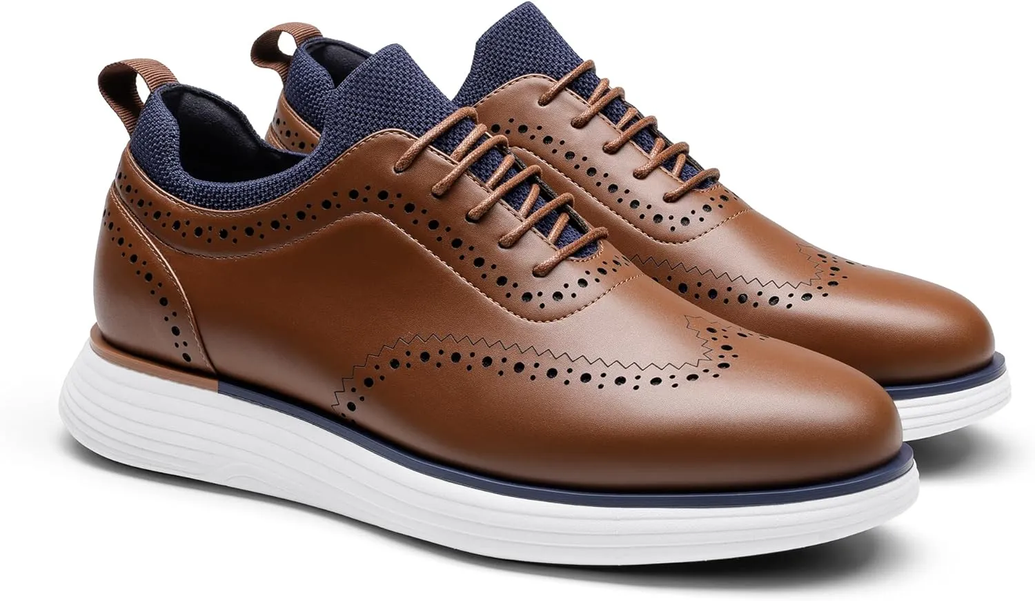 Bruno Marc Men's MaxFlex Dress Sneakers Oxfords Casual Wingtip Brogue Shoes