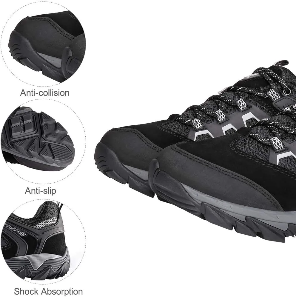 CAMEL CROWN Hiking Shoes Men Breathable Non-Slip Sneakers Lightweight Low Top for Outdoor Trailing Trekking Walking