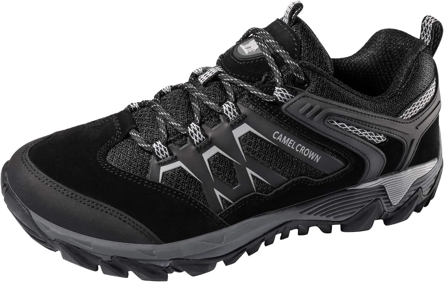 CAMEL CROWN Hiking Shoes Men Breathable Non-Slip Sneakers Lightweight Low Top for Outdoor Trailing Trekking Walking