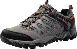 CAMEL CROWN Hiking Shoes Men Breathable Non-Slip Sneakers Lightweight Low Top for Outdoor Trailing Trekking Walking
