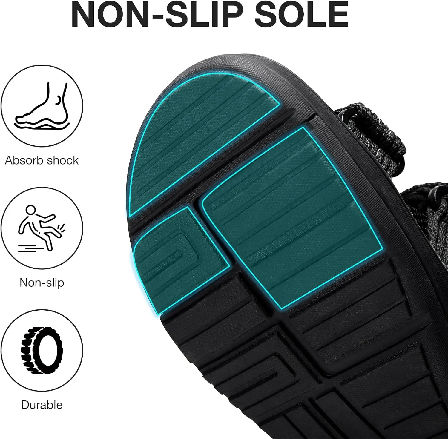 CAMEL CROWN Men's Athletic Sandals Breathable Mesh Hiking Sandals Open Toe Sandals for Men Summer Casual Sport