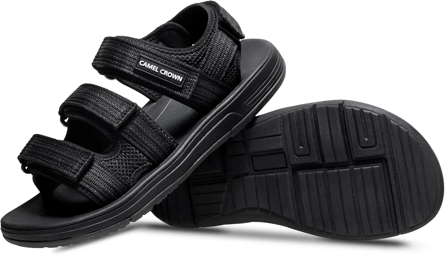 CAMEL CROWN Men's Athletic Sandals Breathable Mesh Hiking Sandals Open Toe Sandals for Men Summer Casual Sport