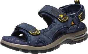 CAMEL CROWN Men's Leather Sandals for Hiking Walking Beach Treads Water Athletic Outdoor with Premium Air Cushion | Waterproof