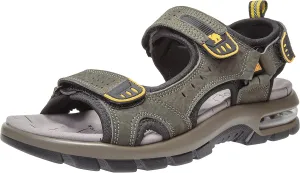 CAMEL CROWN Men's Leather Sandals for Hiking Walking Beach Treads Water Athletic Outdoor with Premium Air Cushion | Waterproof