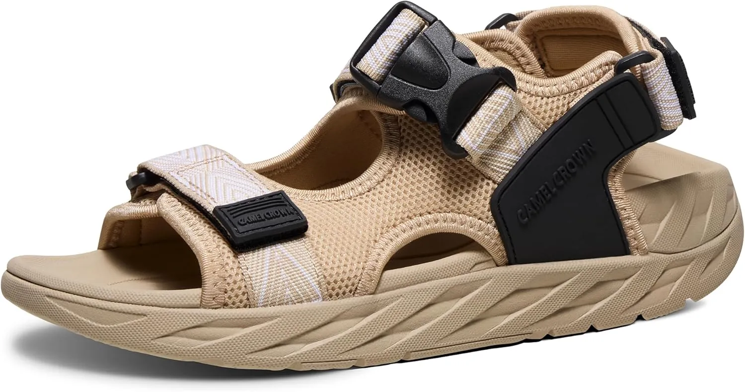 CAMEL CROWN Women's Hiking Sandals with Arch Support Walking Sandals for Women Outdoor Athletic Sandals with AdAdjustable Strap