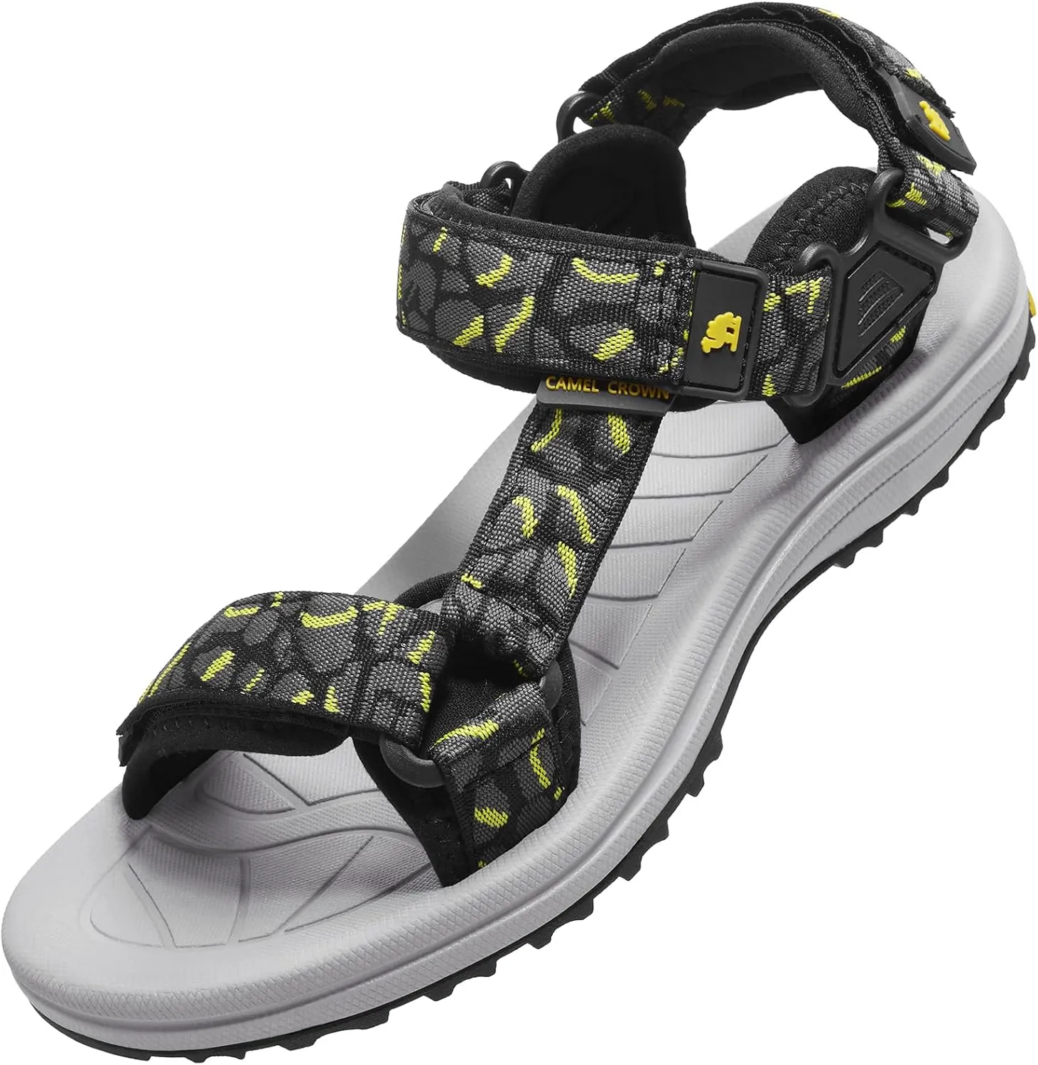 CAMELSPORTS Mens Athletic Sandals Outdoor Strap Summer Beach Sandals Waterproof Fisherman Water Shoes Open Toe Sport Gym Hiking Sandal