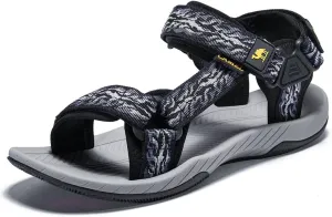 CAMELSPORTS Mens Athletic Sandals Outdoor Strap Summer Beach Sandals Waterproof Fisherman Water Shoes Open Toe Sport Gym Hiking Sandal