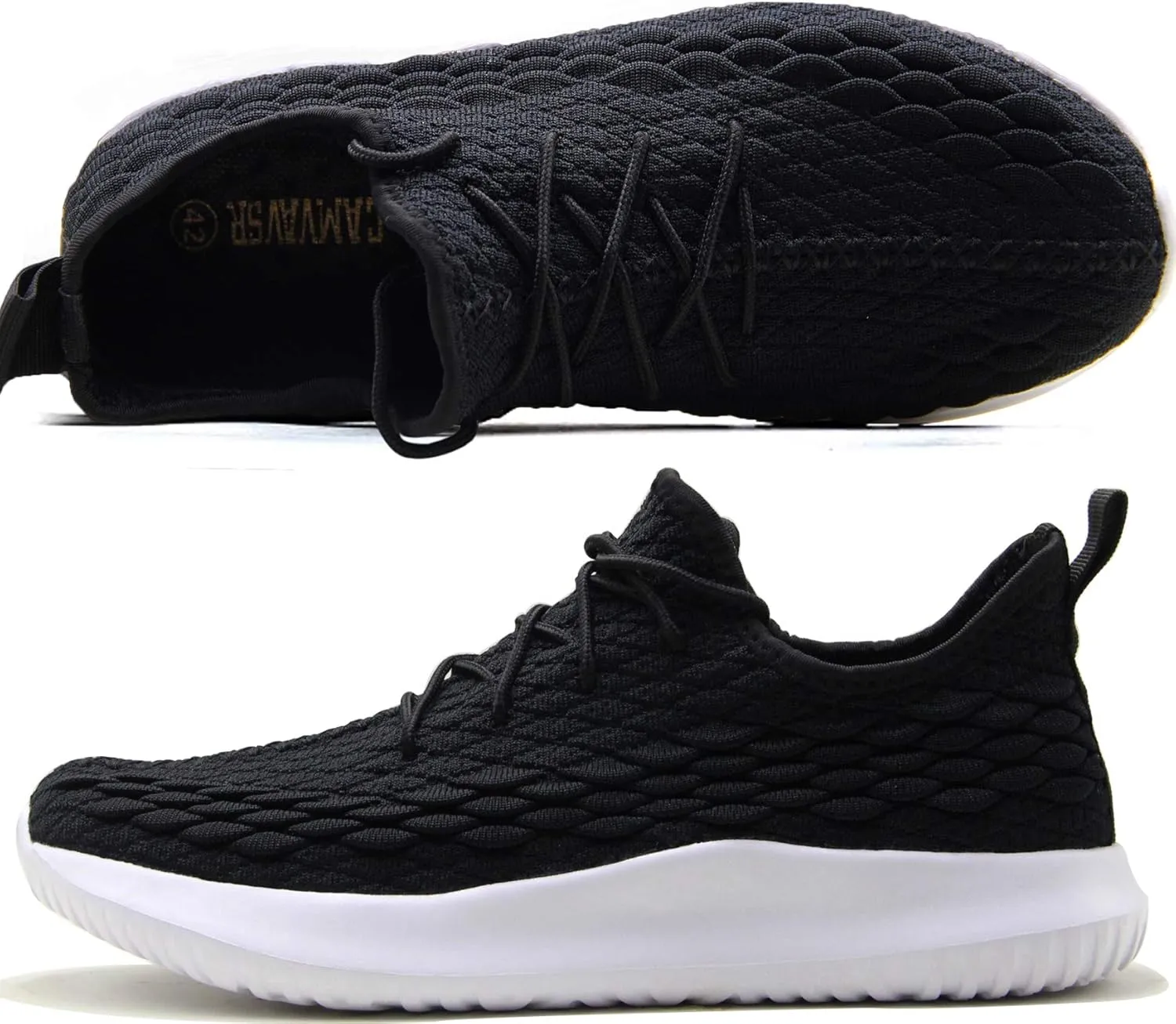 CAMVAVSR Men's Sneakers Lightweight Fashion Casual Running Tennis Shoes for Walking