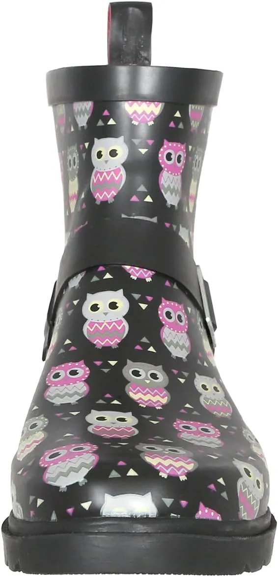 Capelli New York Ladies Short Sporty Rubber Rain Boot