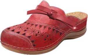 Clogs for Women 2025 Summer Comfortable Wedge Sandals Breathable Hollow Out Closed Toe Slip On Slippers Beach Arch Support Outdoor Slippers Round Platform Shoes