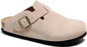 Clogs for Women and Men,Womens Suede Clogs-Mules Womens/Mens House Slipers with Arch Support