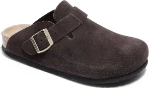 Clogs for Women and Men,Womens Suede Clogs-Mules Womens/Mens House Slipers with Arch Support
