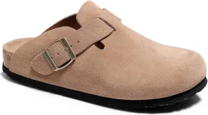 Clogs for Women and Men,Womens Suede Clogs-Mules Womens/Mens House Slipers with Arch Support