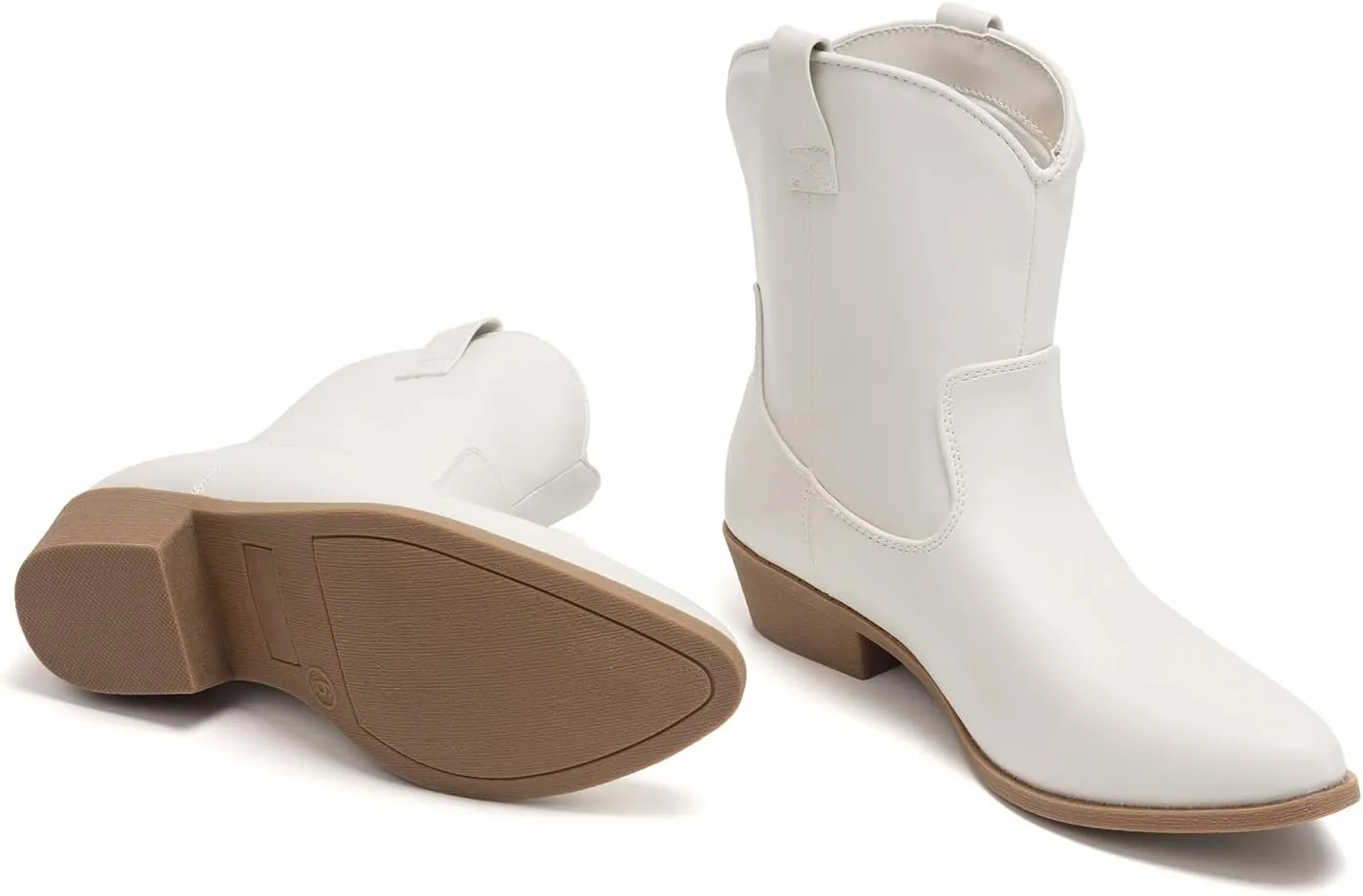 Colgo Women's Ankle Boots - Stylish Cowgirl Boots for Women, Western & Cowboy Boots, Comfortable Fashion Short Boots & Short Booties for Women