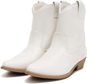 Colgo Women's Ankle Boots - Stylish Cowgirl Boots for Women, Western & Cowboy Boots, Comfortable Fashion Short Boots & Short Booties for Women