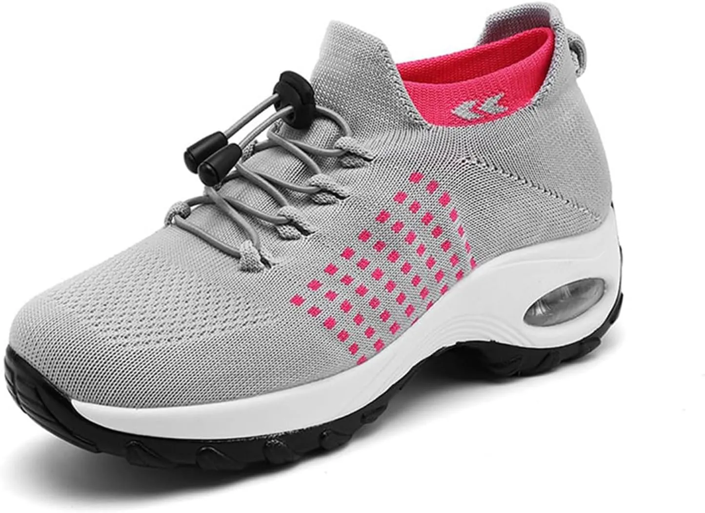 Comfort Wear Orthowear Shoes for Women Arch Support Orthopedic Sock Sneakers Slip-On Breathable Walking Shoe Air Cushion Athletic Shoes Causal Running Jogging Shoe Anti Slip Platform Sneaker