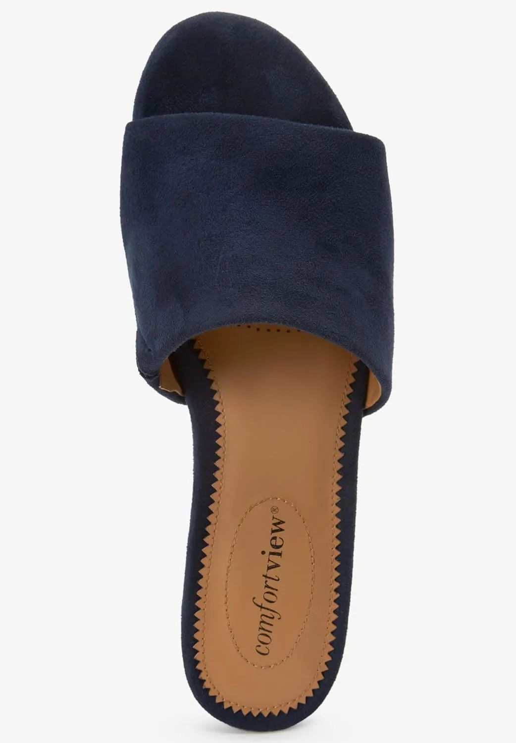 Comfortview Women's Wide Width The Capri Mule