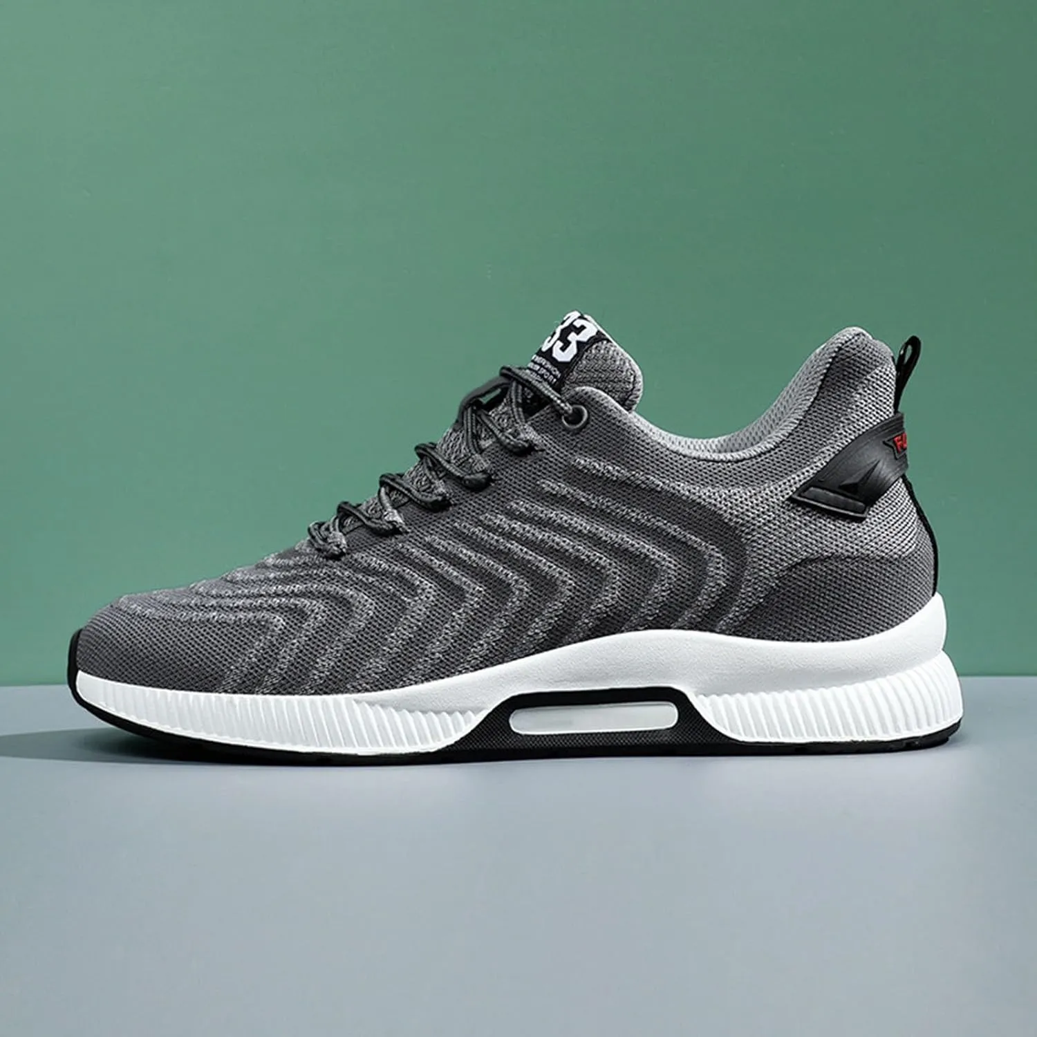 Couple Men's Elevator Shoes Men's Casual Mesh Trainers Lightweight Breathable Lace Up Sports Shoes with Mens Sneaker 626