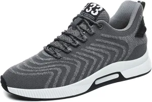 Couple Men's Elevator Shoes Men's Casual Mesh Trainers Lightweight Breathable Lace Up Sports Shoes with Mens Sneaker 626