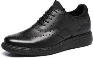DECARSDZ Mens Dress Casual Oxfords Shoes Lace-up Fashion Shoes Brogue Shoes for Men
