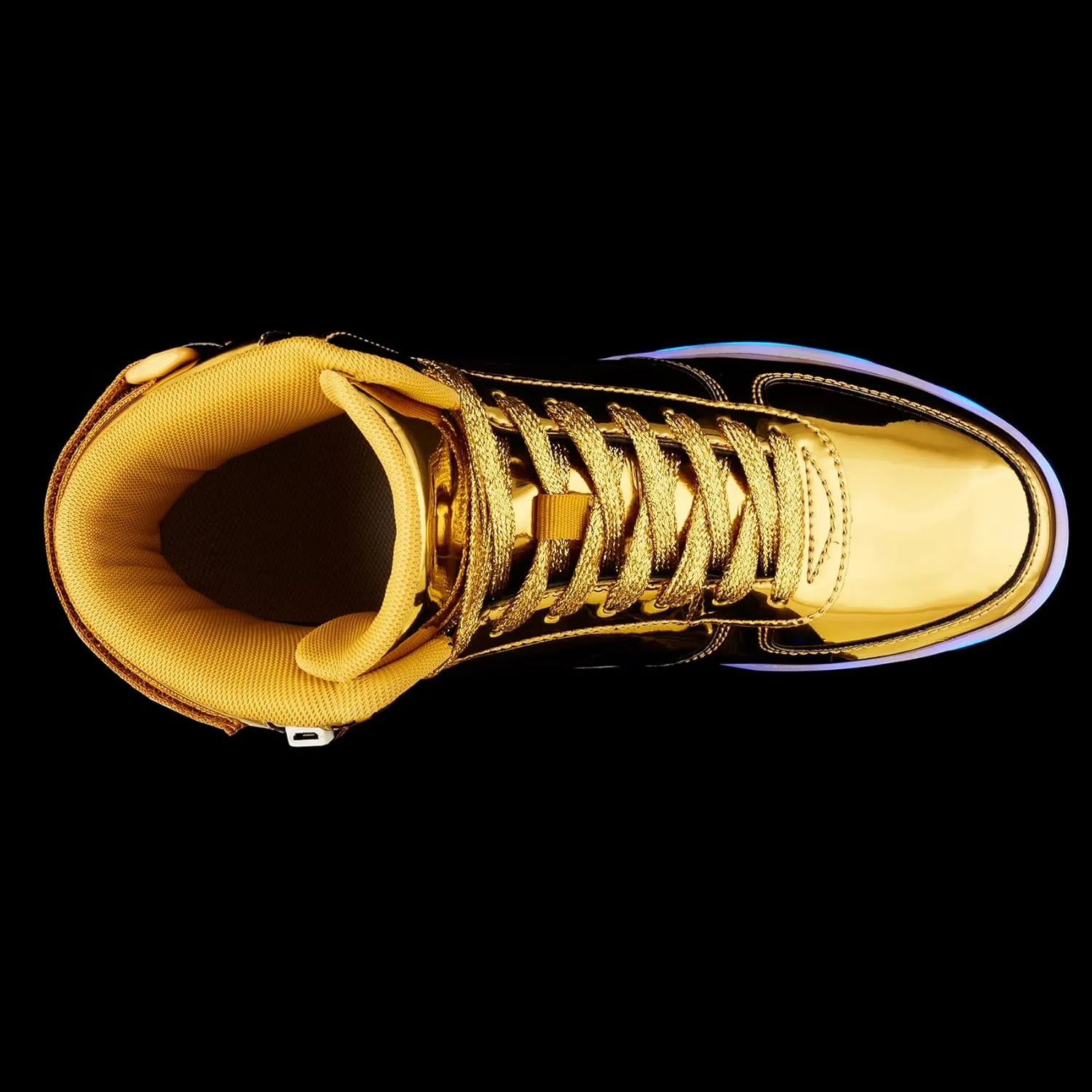 DIYJTS Kids LED Light Up Shoes, Fashion High Top LED Sneakers USB Rechargeable Glowing Luminous Shoes for Boys Girls Toddler Child