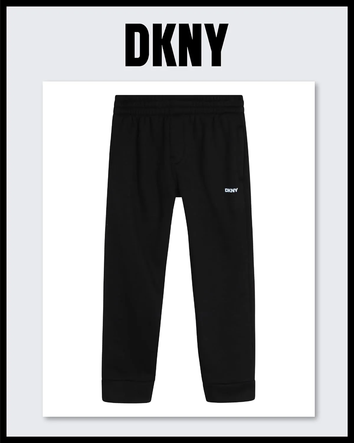 DKNY Baby Boys’ Sweatpants - 2 Pack Breathable Athletic Performance Fleece Jogger Pants with Side Pockets (Sizes: 2T-7)